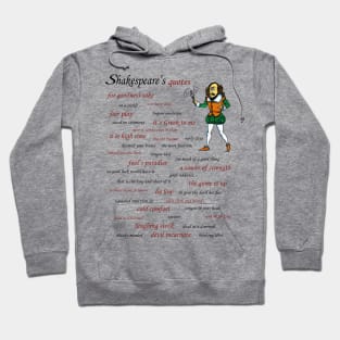 Shakespeare's quotes Hoodie